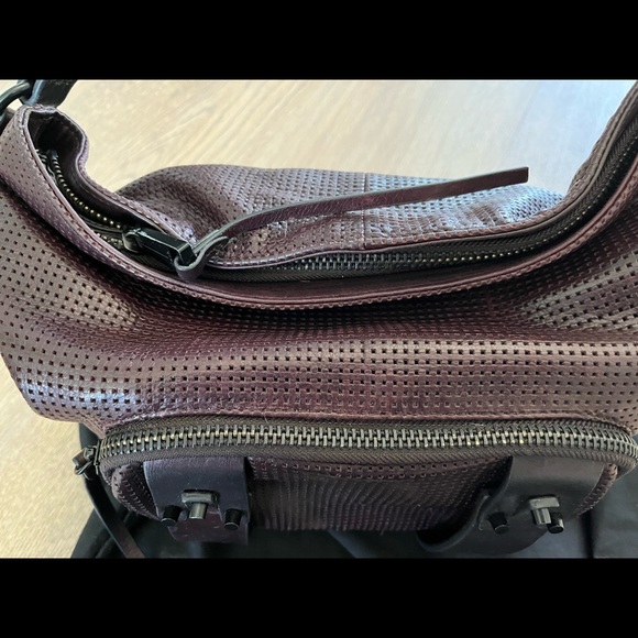 She + Lo Dark Wine Shoulder/Crossbody Bag - Picture 8 of 10